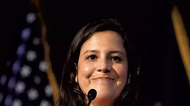 Image: Elise Stefanik Plays Up Centrist Image as She Goes All In for Trump