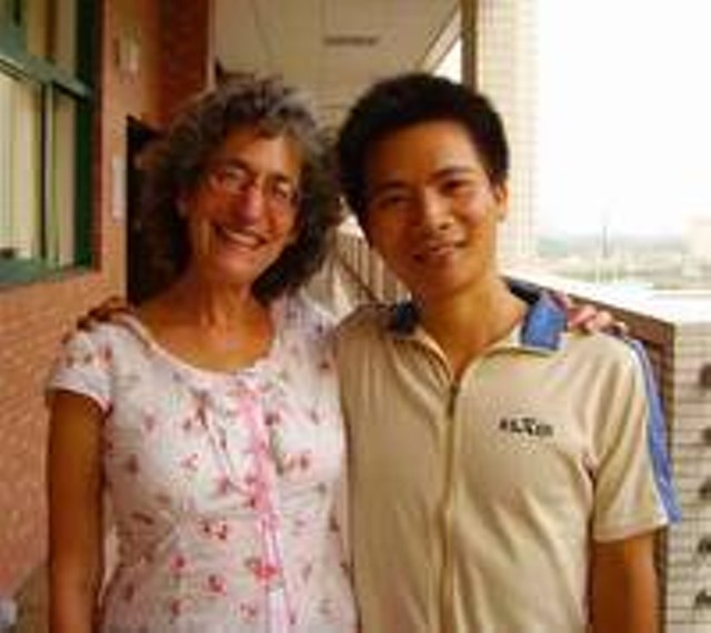 Ellen David Friedman with a Student