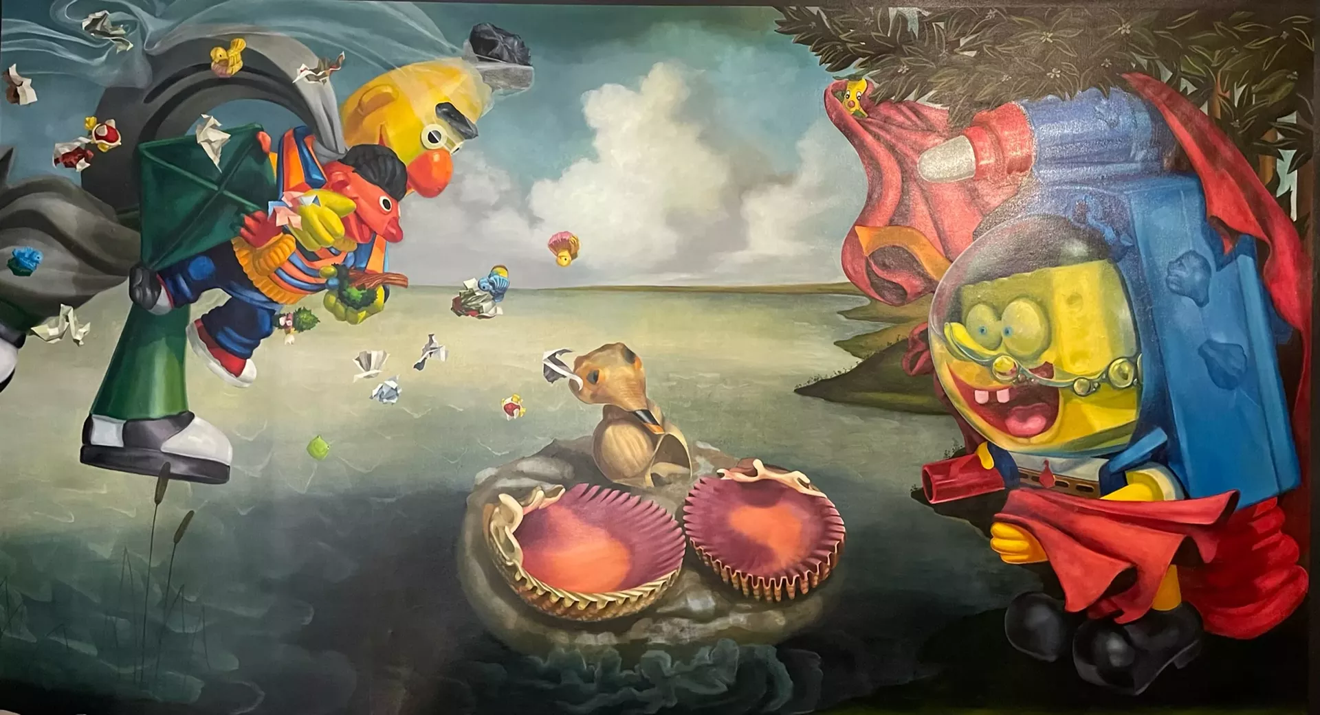 "Birth of Venus With Toys" by Emilia Olson