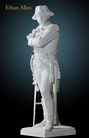 COURTESY OF ARCHITECT OF THE CAPITOL, WASHINGTON, D.C. - Ethan Allen statue