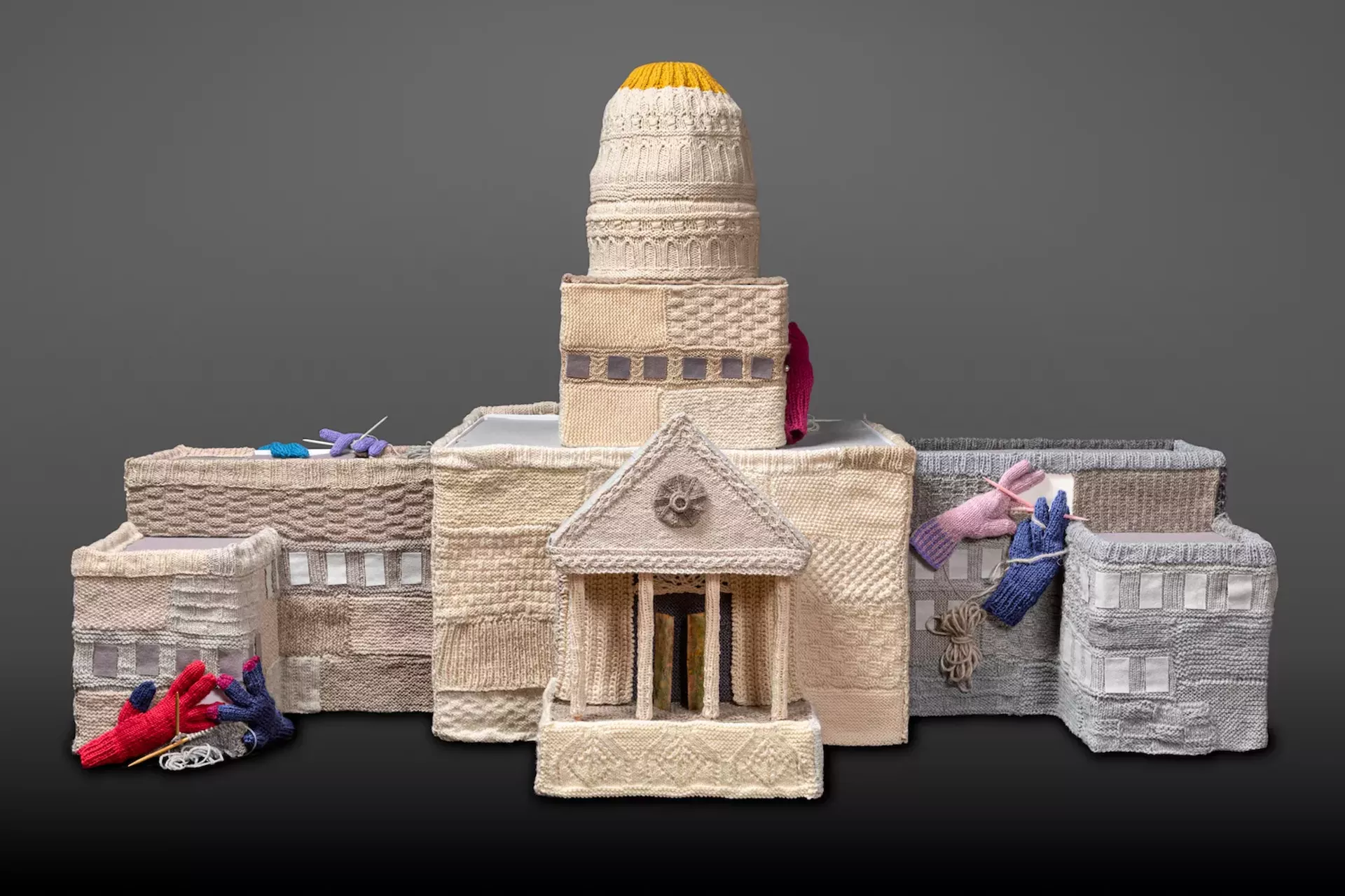 "Knit Democracy Together" by Eve Jacobs-Carnahan