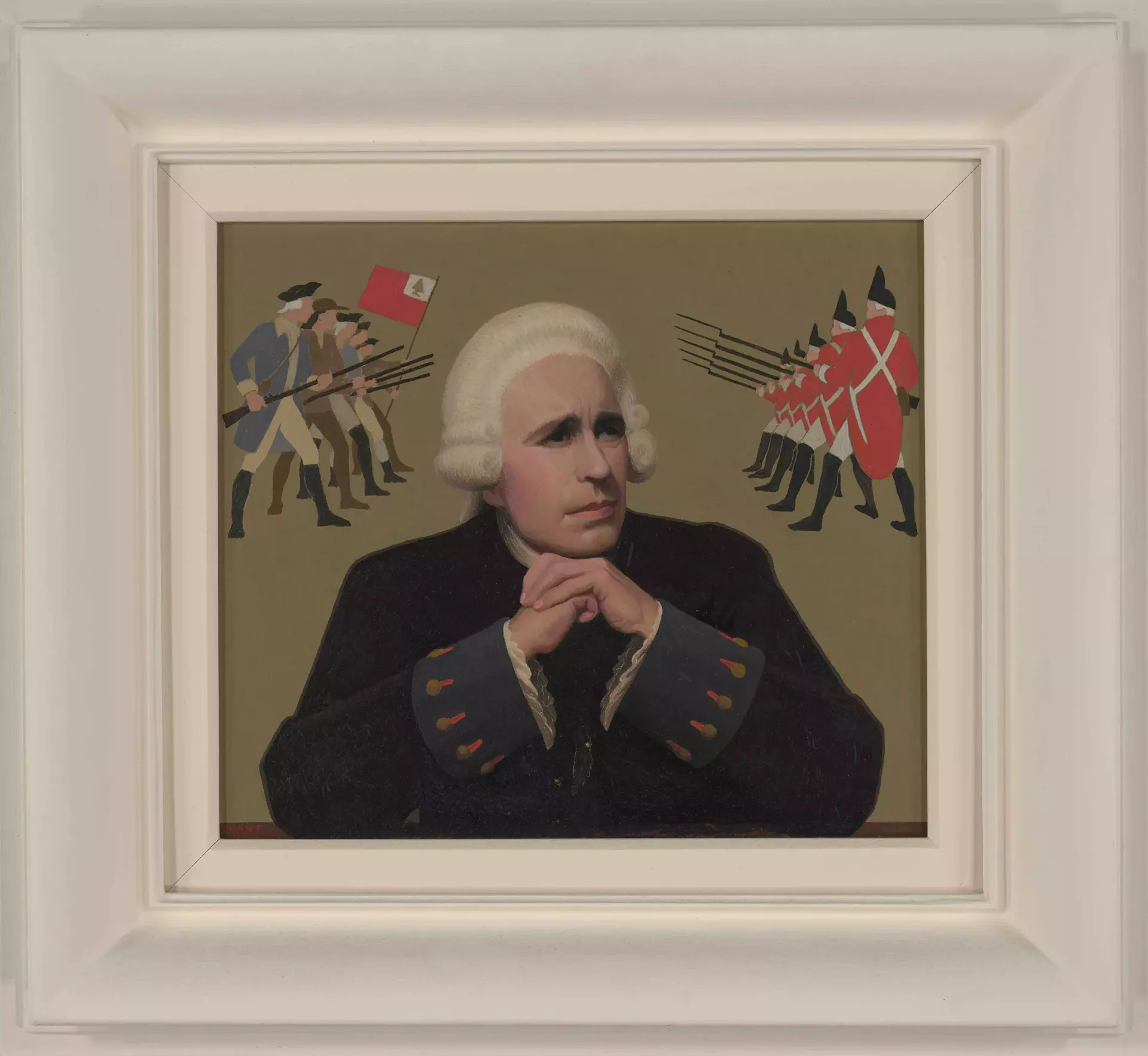 "Oliver Wiswell" by Grant DeVolson Wood