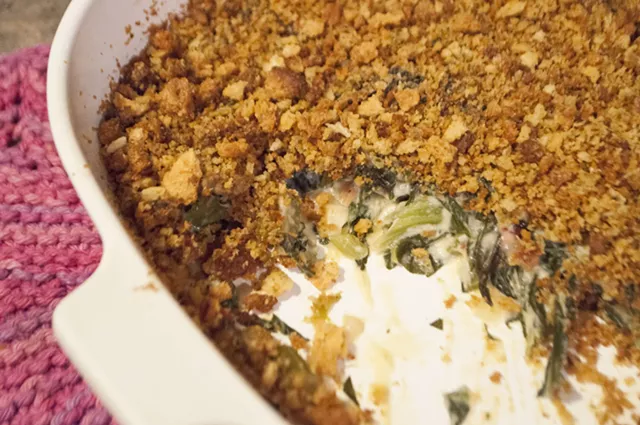 Farmers Market Kitchen: Dead Greens Gratin