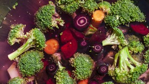 Farmers Market Kitchen: Roasted Broccoli With Root Vegetables