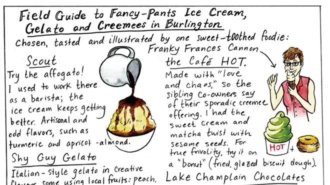 Image: Field Guide to Fancy-Pants Ice Cream, Gelato and Creemees in Burlington
