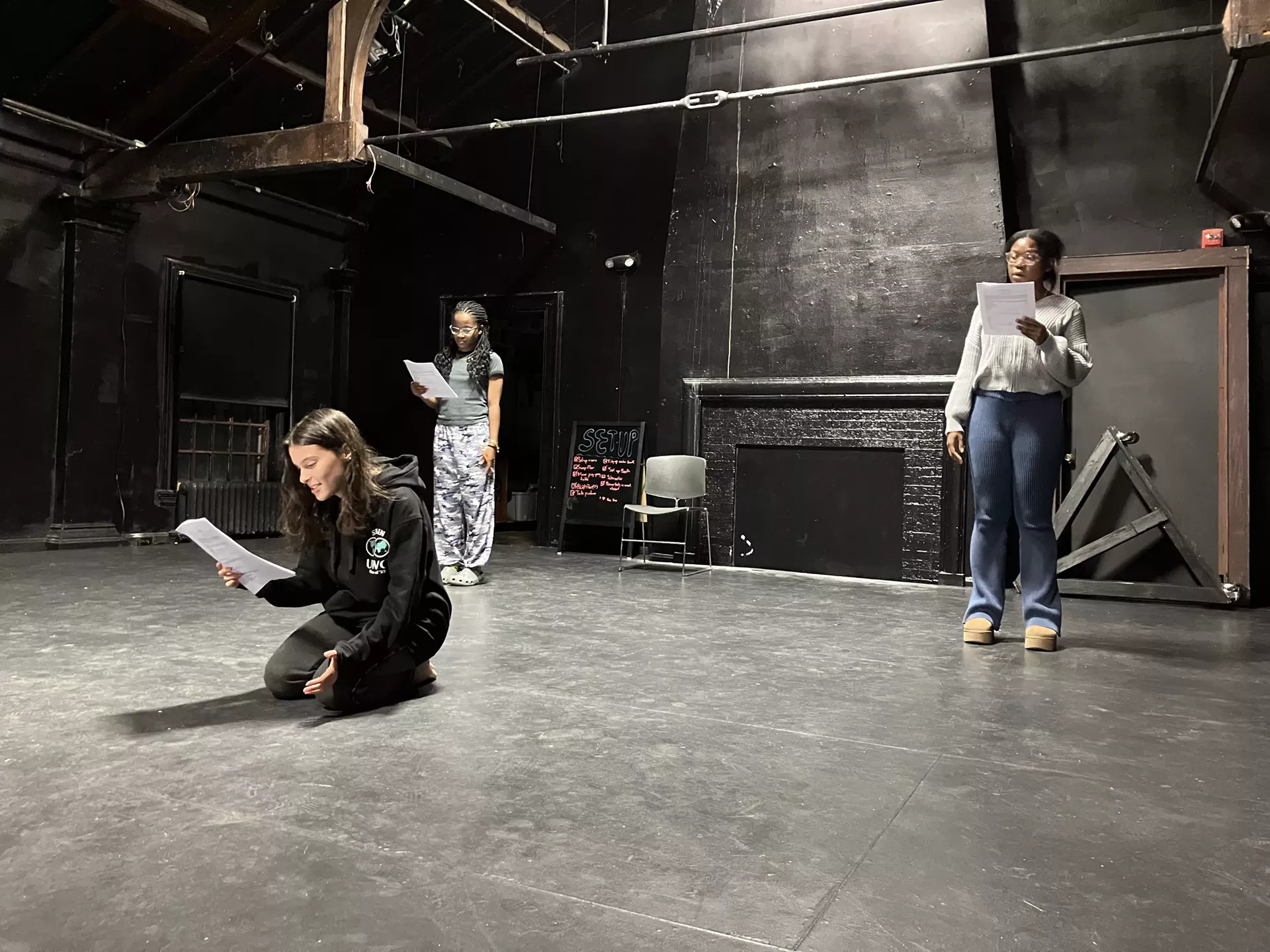 Odette Castillo Pinto, Moriah Thompson and Jenny Fede