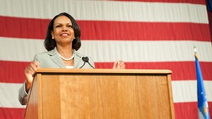 Former Secretary of State Condoleezza Rice speaks at Norwich University