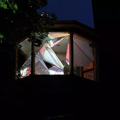 Image: From a Montpelier Porch, an Art Installation Joins an International Festival