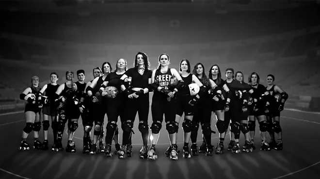 Image: Green Mountain Roller Derby Back in Black Bout