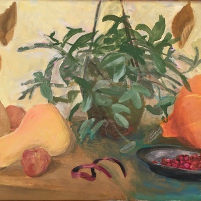 "Still Life With a Wax Plant" by Marjorie Kramer