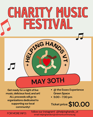Image: Helping Hands VT Charity Music Festival