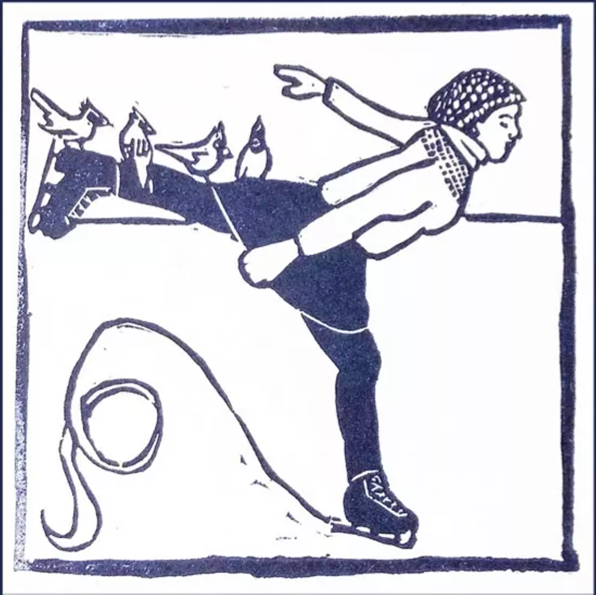 Relief print by Jes Raymond