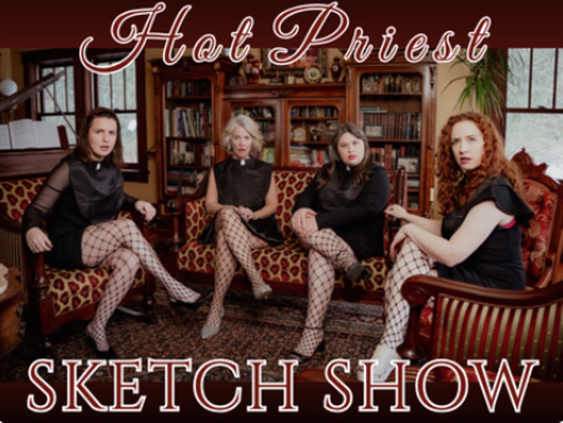 The cast of Hot Priest Sketch Show