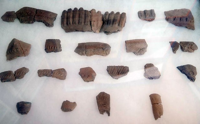 Iroquoi pottery fragments - MATTHEW THORSEN