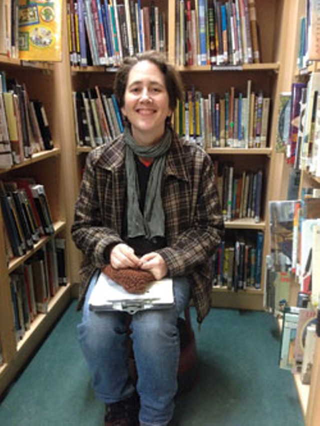 Jessamyn West in the Northfield Library