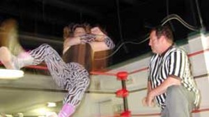 Lady Lock: In Vermont pro-wrestling rings, Lisa Hayes is the grand dame of slam