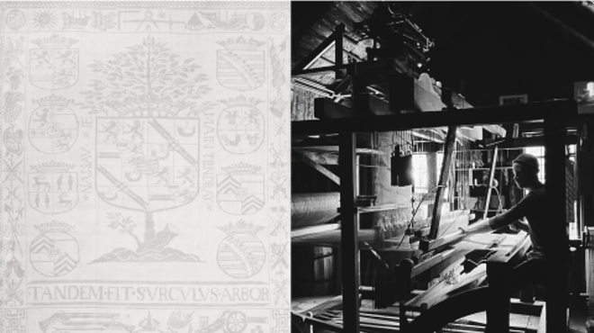Image: 'Looms, Linen, and Luxury: The Art of Weaving Damask'