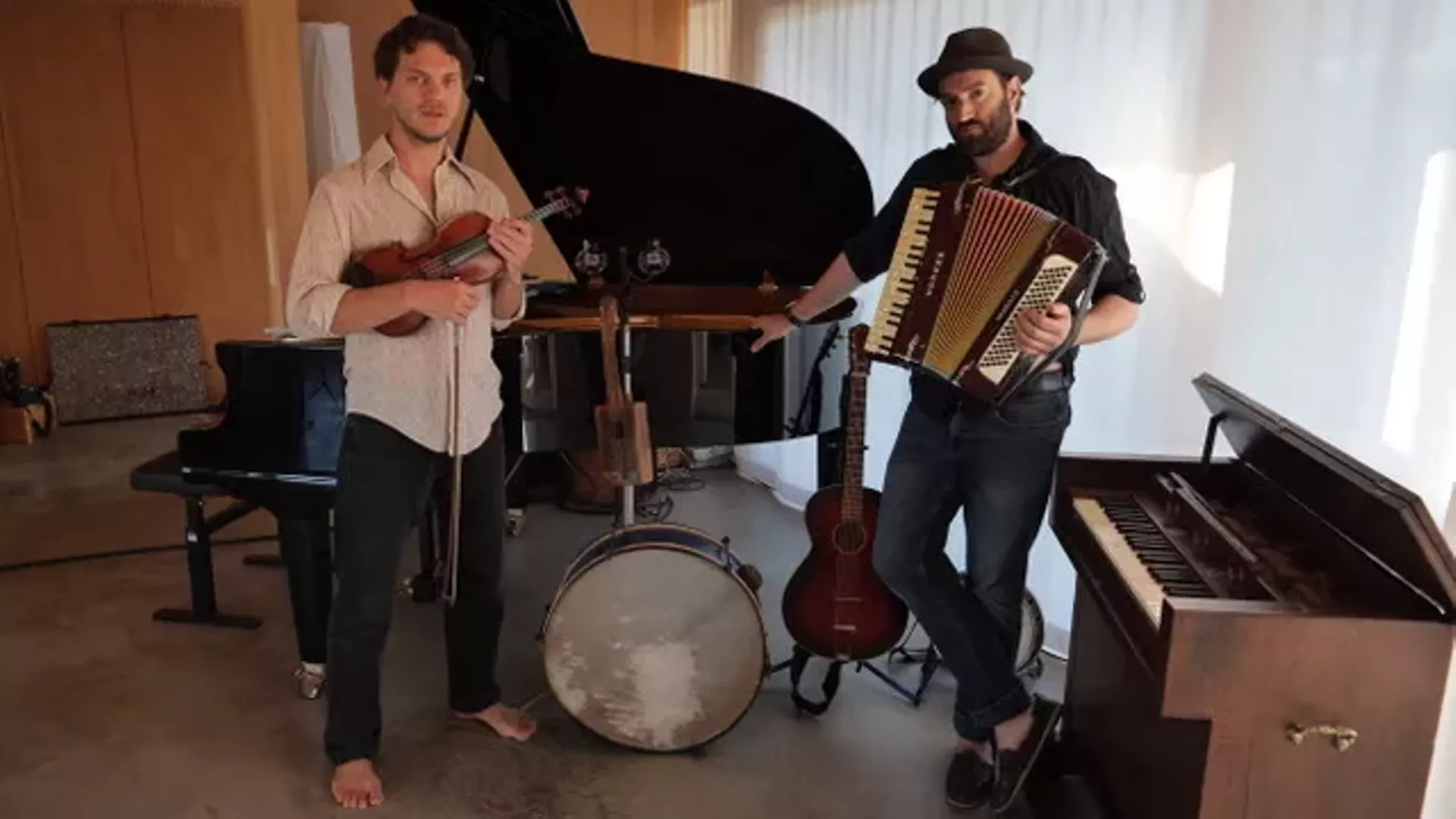 Daniel Kahn (right) with Jake Shulman-Ment