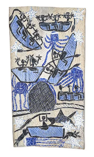 Image: 'Madayin: Eight Decades of Aboriginal Australian Bark Painting from Yirrkala'