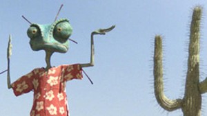 MANIC MIMIC Rango struggles to blend into a desert of the surreal.