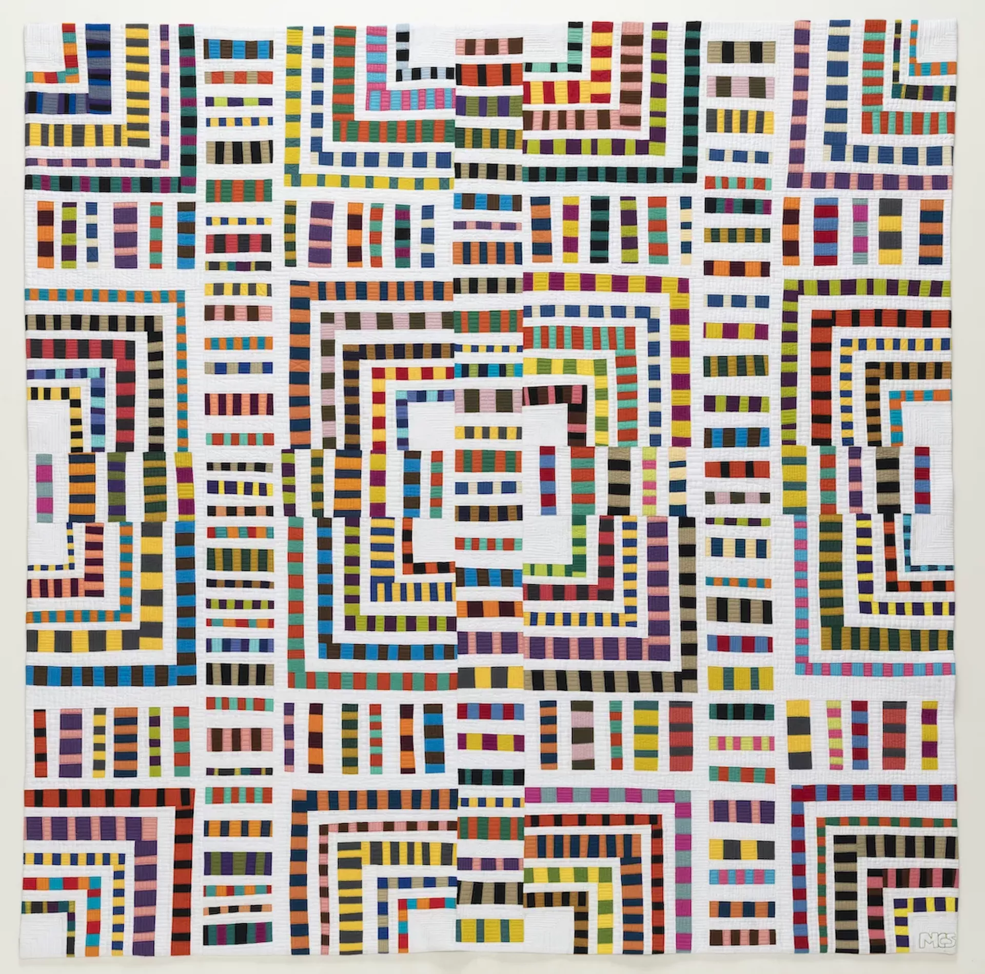 "Mirror Ball," quilt by Maria Shell