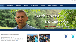 Mark Donka's campaign website