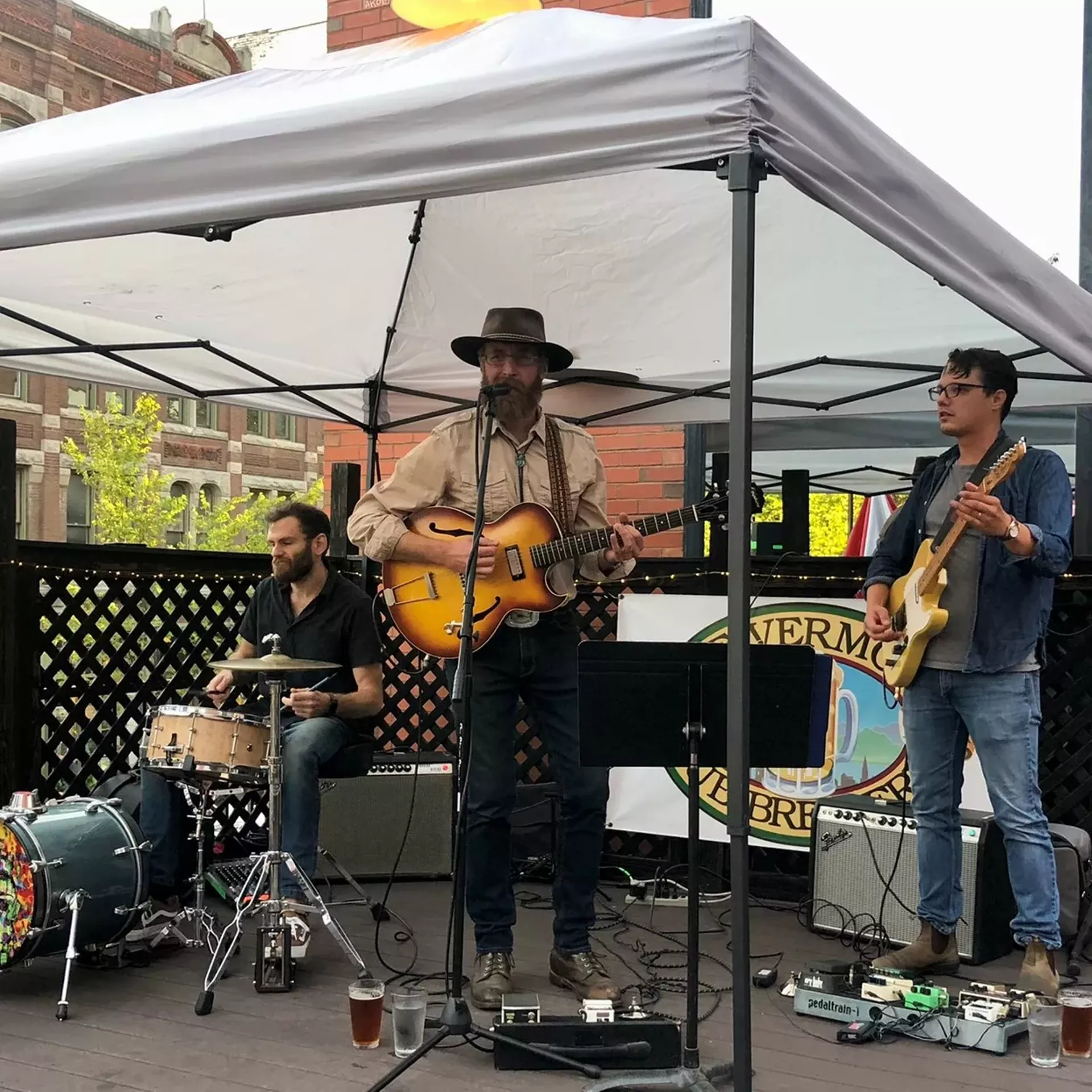 Matt Hagen at Vermont Pub & Brewery Summer 2023
