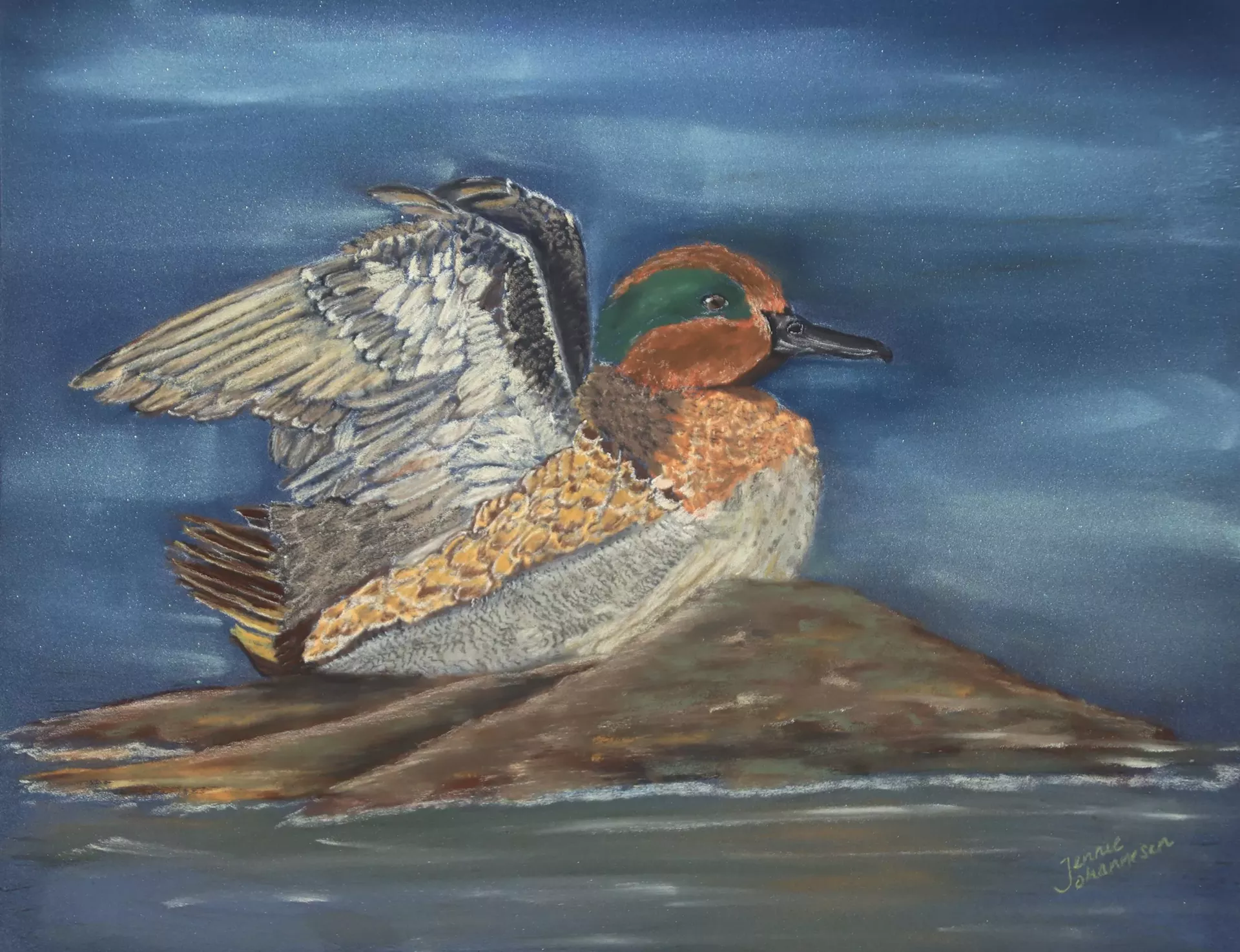 "Green Winged Teal" by Jennie Johannesen