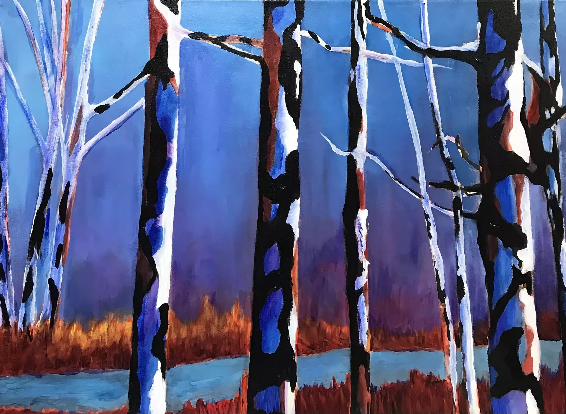 "Birches" by Michael Strauss