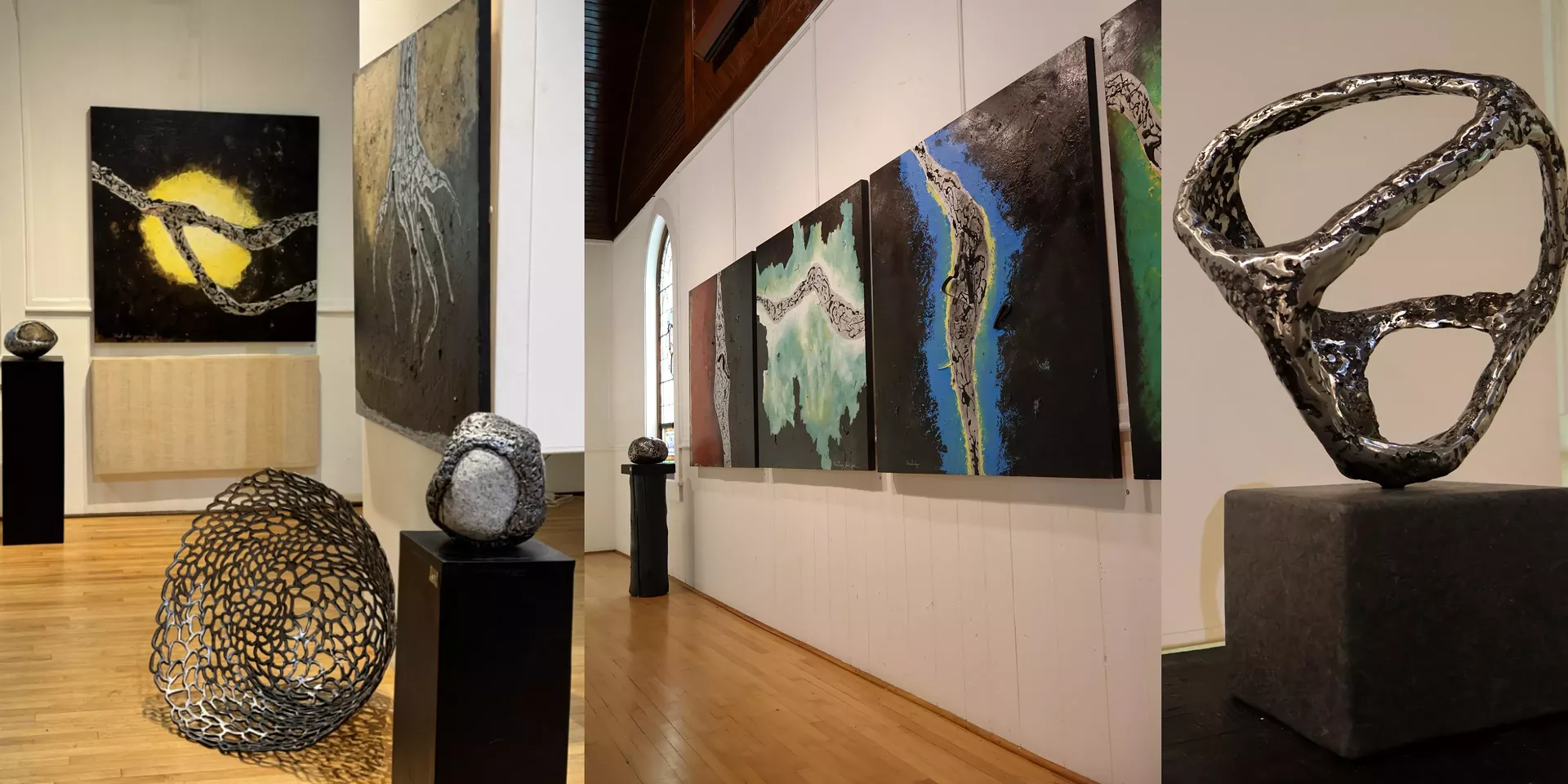 "Twists and Turns," installation views