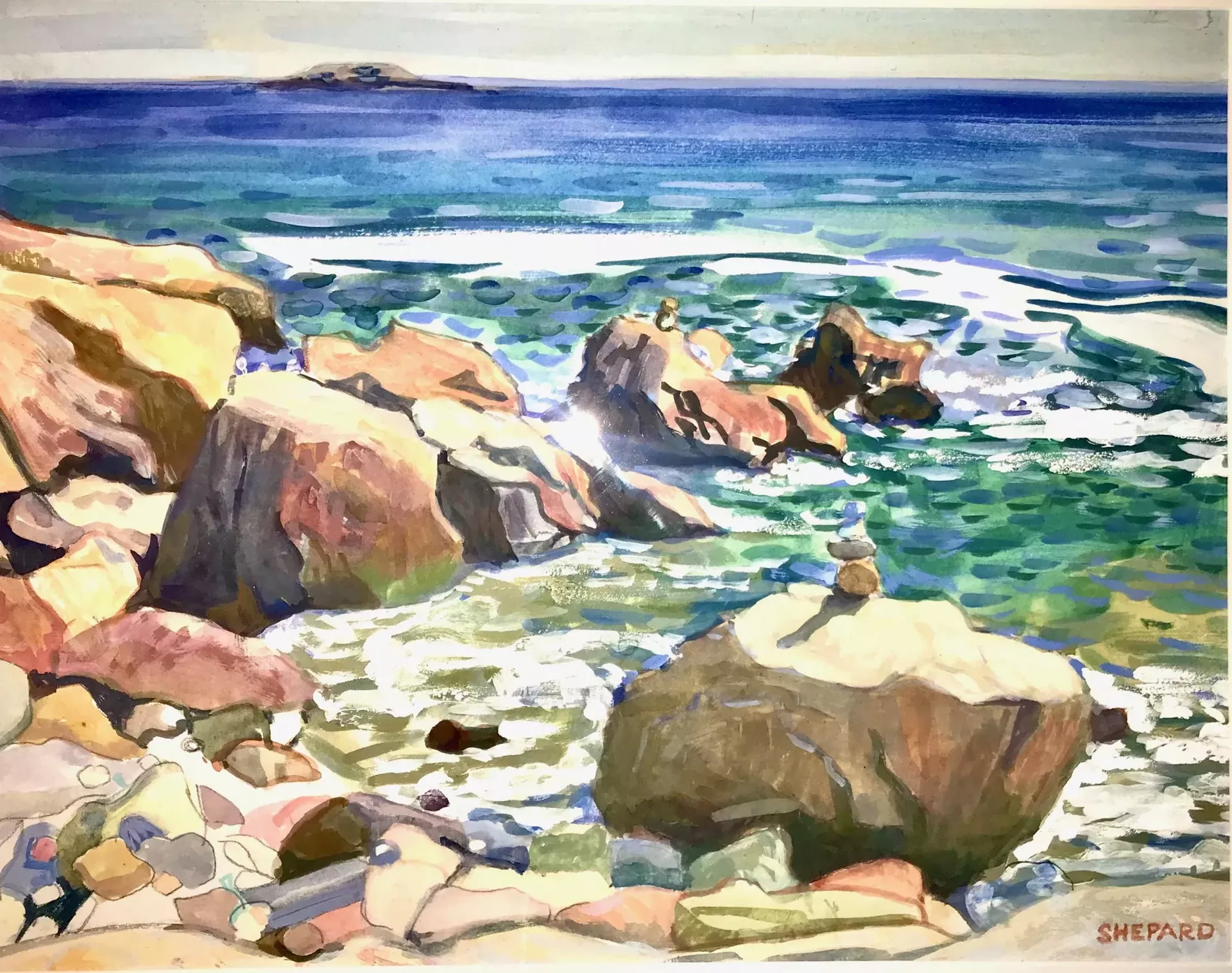 Painting by Nathan Shepard