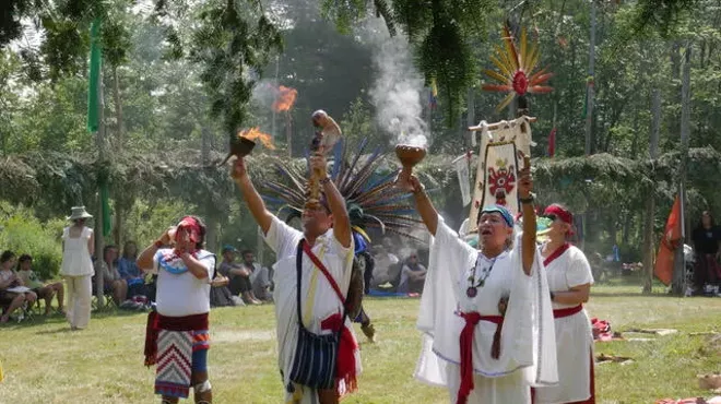 Image: Native American Elders & Youth Gathering