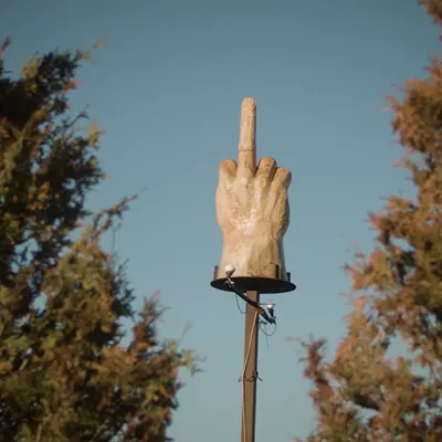Image: New Short Film Explores the Backstory to Westford's Massive Middle Finger