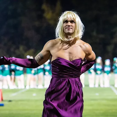 Image: Halftime Drag Ball at Burlington High School