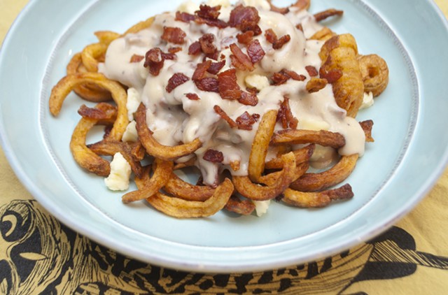 Poutine is better with bacon gravy. - HANNAH PALMER EGAN