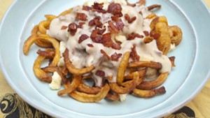 Poutine is better with bacon gravy.