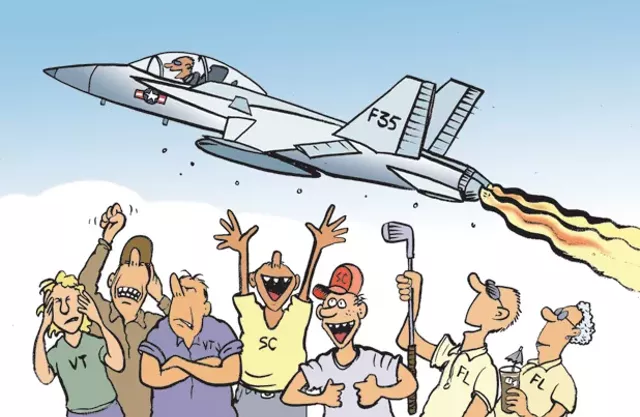 Pro-F35 Group to Fly Shumlin and Two Mayors to Florida &mdash; But No South Burlington Reps