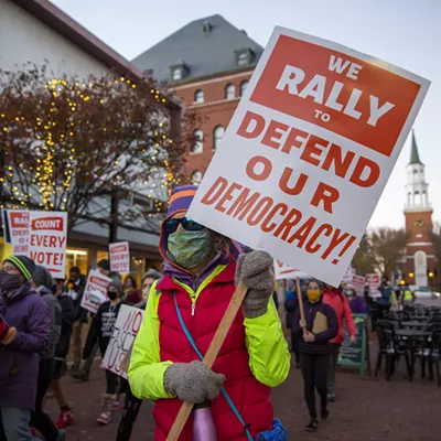 Image: Protesters Around Vermont Demand Officials 'Count Every Vote'