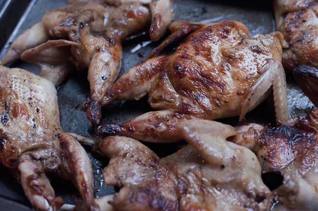Farmers Market Kitchen: Porter-Marinated Quail