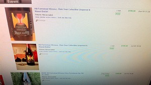 Recently-sold Hill Farmstead beers on eBay