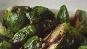 Roasted Brussels Sprouts With Capers and Lemony Browned Butter