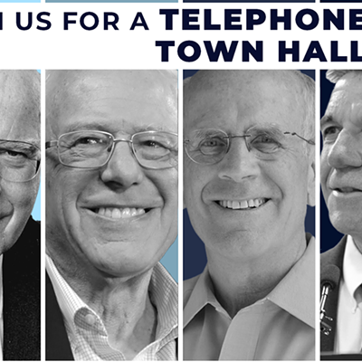 Image: Leahy, Sanders, Welch and Scott Hold Virtual Town Hall on Coronavirus