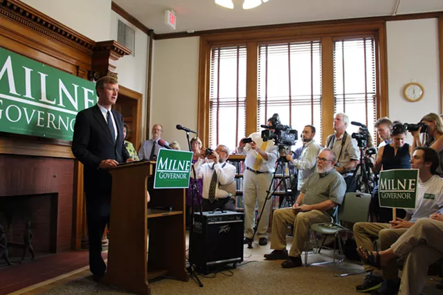 At Campaign Launch, Milne Vows to Oppose Shumlin's "Ultra-Progressive Agenda"