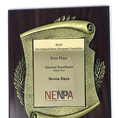 Image: Seven Days Wins 14 First-Place Awards, Including General Excellence, in Regional Media Competition