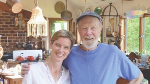 Shyla Nelson with Pete Seeger