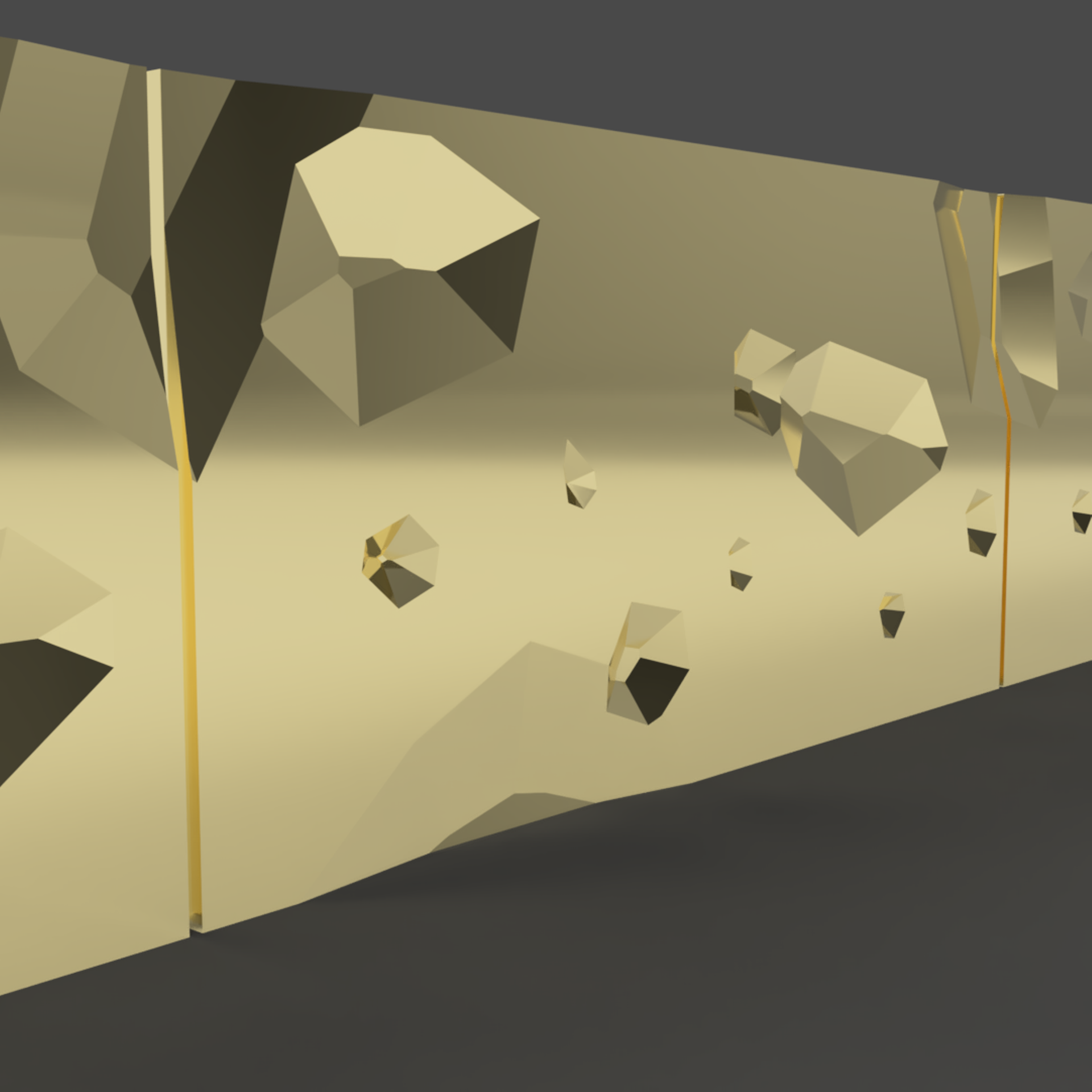 "Gold Linear Beam" by Stephen Hendee