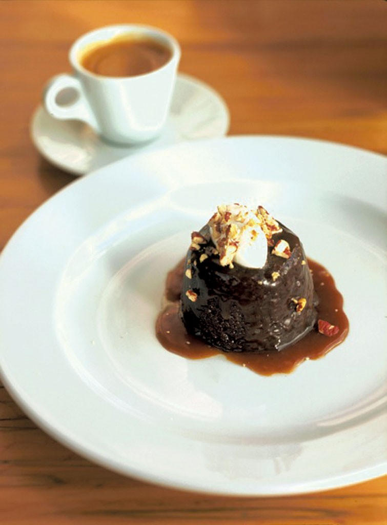 Sticky toffee pudding at Duo's Denver location - COURTESY OF DUO