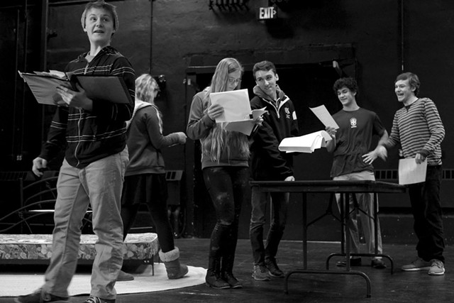 Student actors rehearsing M or F? - COURTESY OF TIM CALABRO
