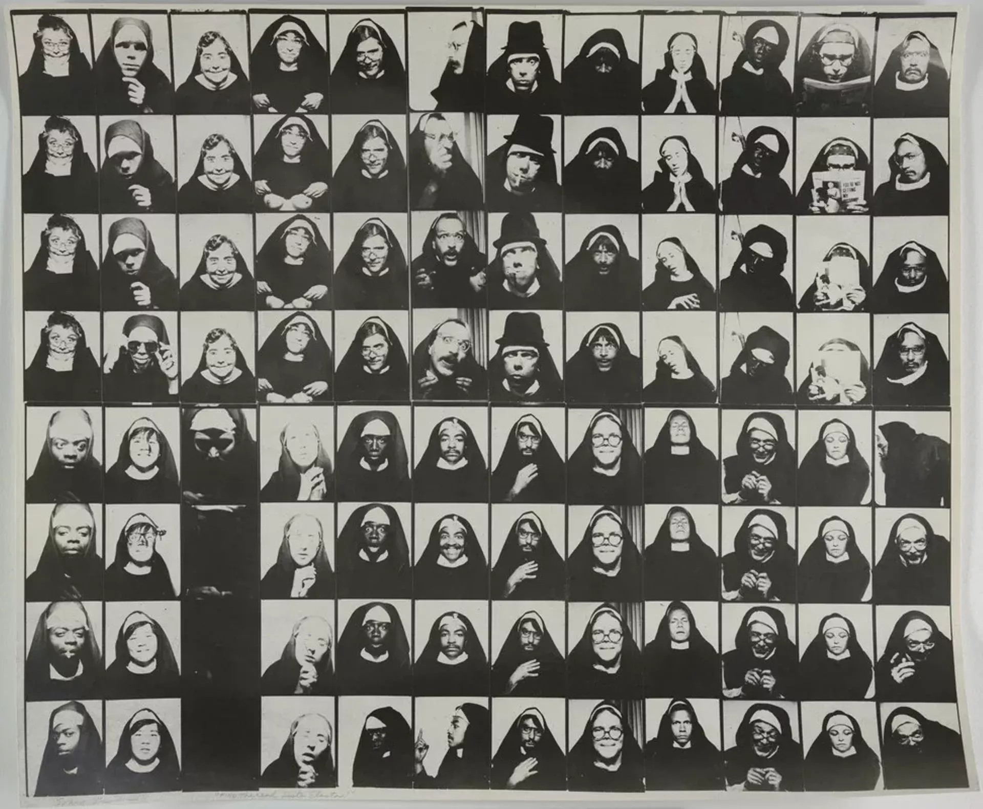 "FIND the real Sister Electa!" by Sonia Landy Sheridan