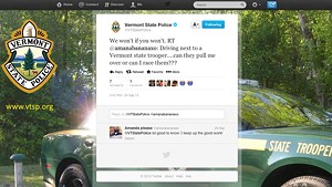 The Vermont State Police Are Following You — on Twitter